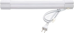 Maxxima 12 inch LED Under Cabinet Light - 600 Lumens Warm White 3000K, Undermount Lighting Fixture for Kitchen, Closet, and Bedroom, On/Off Switch, Plug in