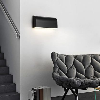 LED Rectangle Wall Light Modern Wall Sconce Lamp, Minimalist Wall Sconces Indoor Lighting Fixtures for Living Room Bedroom Bedside, 4000K Natural White Wall Wash Lights