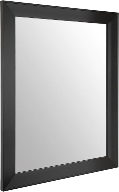 Ruomeng Rectangular Wall Mirror 16" x 20" Framed Mirror for Bathroom, Bedroom, Entryway, Living Room, Black
