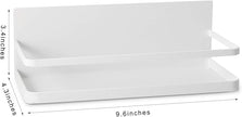 Magnetic Spice Rack Single Tier Refrigerator spice organizer Shelf, Easy to Install The Side of the Refrigerator
