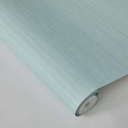 Tempaper Textured Seaglass Green Horizontal Faux Grasscloth Removable Peel and Stick Wallpaper, 20.5 in X 16.5 ft, Made in The USA