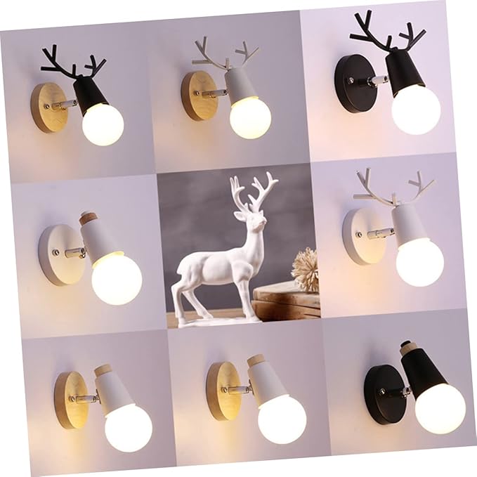 Minimalist Wall Lamp Solid Wood Base Fixture for Bedroom and Hallway Modern Loft Decor No Bulb Included Space-Saving Design for Home Lighting