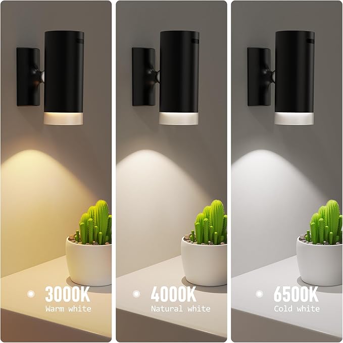 Battery Operated Wall Sconce CCT Dimmable Wireless Reading Light, Rechargeable LED Wall Light with Magnet Ball, Picture Wall Light Decor for Reading Bedroom Bedside