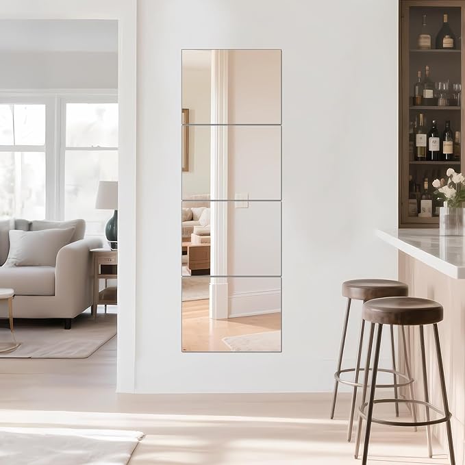 Ruomeng Full Length Wall Mirror Tiles - 12
