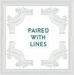 French Style 3D Floral PVC Panels - 6.1INx6.1IN.Self-Adhesive Corner Molding for DIY Wainscoting & Furniture Decor (2PCS,White)