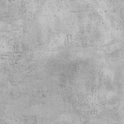 Set of 4 Floating Wall Shelves, Concrete Grey Engineered Wood Decorative Display Ledges, Modern Minimalist Storage Shelves for Living Room, Bedroom, and Home Office