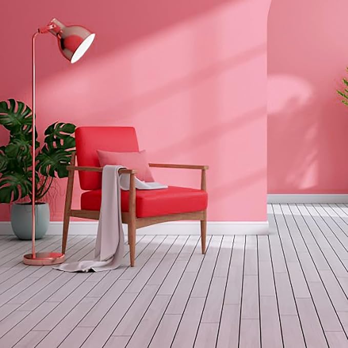 Livelynine Bright Pink Wallpaper Peel and Stick Matte Pink Contact Paper Waterproof Self Adhesive Wallpaper for Bedroom Girls Room Coral Vinyl Wrap for Cabinets Desk Classroom 15.8x78.8 Neon Cherry