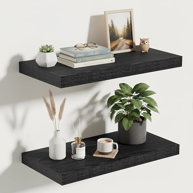 Vivelove 16 Inches Floating Shelves Wall Mounted, 10