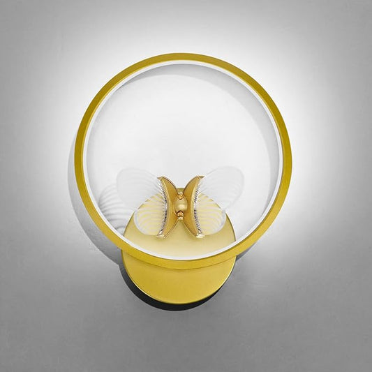 XEYOU 16W Modern Wall Sconce Lighting Indoor LED Creative Wall Light Fixture Butterfly Shape Decoration Wall Lamp for Living Room Bedroom Stair Corridor