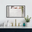 AAZZKANG Black Framed Mirror Large 26