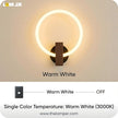 Lamper Lunaris Halo LED Wall Light Hardwired 1 Pack Modern Ring Wall Sconce for Bedroom & Living Room Warm White Indoor Wall Mounted Light Fixture for Hallway, Office & Accent Wall Décor