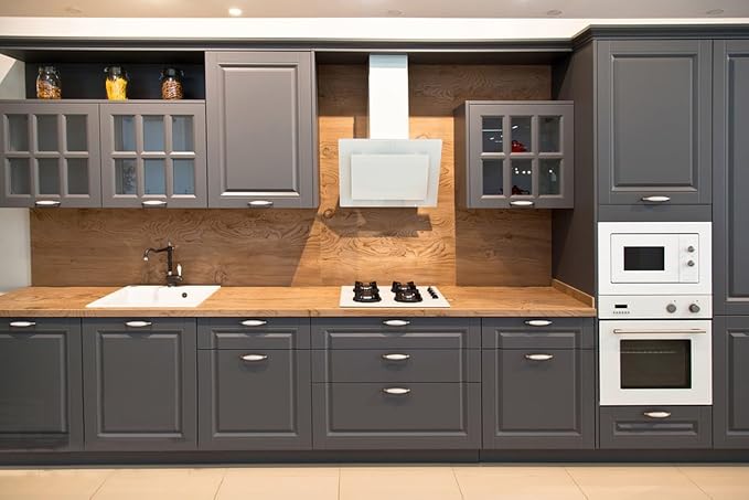 15.7"x118" Dark Grey Peel and Stick Wallpaper - Matte Grey Contact Paper for Bedroom, Wallcovering, Countertops