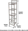 Bath Bliss 5 Tier Storage Shelf | 13