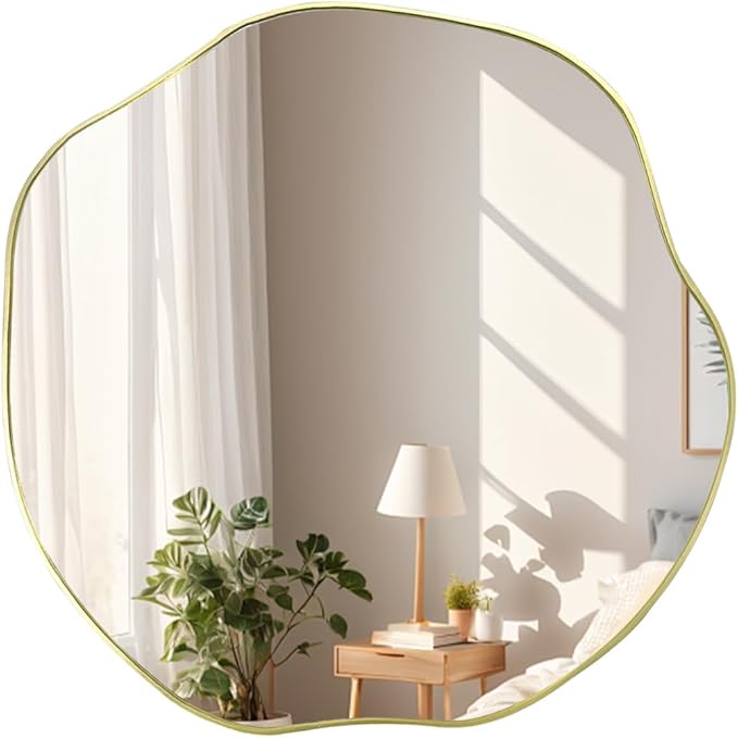 POZINO Irregular Shaped Mirror, 16