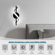 Wall Sconces Sets of 2, 12W LED Wall Mount Lights, Modern Spiral Wall Lamp, 6000K Cold Modern Light Fixture for Stairs, Living Room, Bedroom, Aisle, Hallway