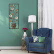 All American Collection New Modern Chic Aluminum/Metal Wall Decor with Frame 12