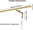Brass Picture Lights for Paintings Plug in, 16