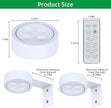 2 Pack Wireless Picture Lights for Wall, Magnetic White Rechargeable Picture Light Battery Operated with Remote 3 Lighting Modes Painting Light for Art Display, Battery Wall Lights for Photo Gallery
