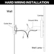 Modern LED Vanity Light Bathroom Black Wall Sconce with Remote Control Modern Bathroom Wall Lighting Fixtures Over Mirror for Bedroom Bedside, Dining Living Room, Hallway (30Inch 3000K-6500K)