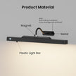 2 Pack Picture Lights for Wall Paintings Motion Activated – 16'' Rechargeable and Cordless Wall Sconce Pictures, 350LM Artwork Light for Gallery, Portraits,Poster(Black)