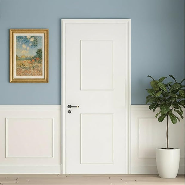 Precut Wall Molding Kit, 2 Set 16" x 20" Paintable Wainscoting Panels, Ready-to-Assemble Wall Accent Kit, Modern Molding Trim Decor for Living Room Bedroom Hallway Kitchen Island