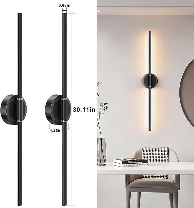 Battery Operated Wall Sconces Set of 2, Dimmable 8000mAh Rechargeable Wall Lights, LED Wall Lamp with Remote Control