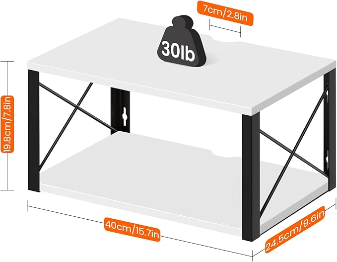 Homode Floating Night Stand, Modern Bedside Shelf Wall Mount, Wood Hanging Nightstand with Wire Hole, Floating Side Table for Bedroom Bathroom Living Room Small Places, White