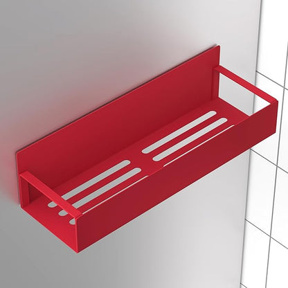 6 Pack Magnetic Spice Storage Rack Organizer for Refrigerator and Oven, Red Fridge Organizers and Storage
