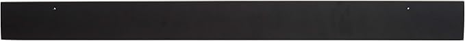Kate and Laurel Levie Wood Floating Wall Shelf Picture Frame Holder Ledge, Black