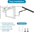 LED Picture Lights for Paintings Plug in, 14 Inch 4W Adjustable Art Light Gallery Wall Light for Display Art Work, Oil Rubbed Bronze Finish, CRI90+, 3000K Warm White, ETL Listed