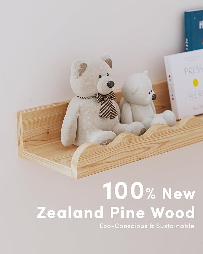 Nusery Shelves (23 Inches, Wood)