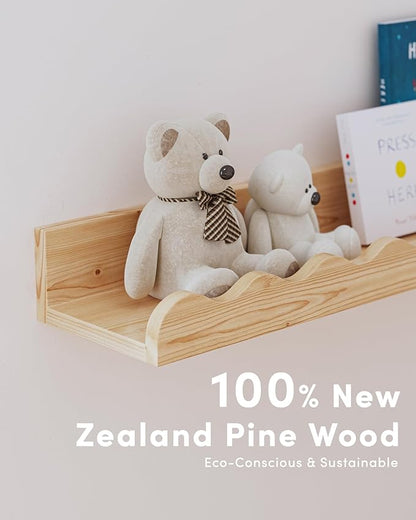 Nusery Shelves (23 Inches, Wood)