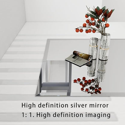Rectangular Beveled Bathroom Mirrors, 18X26 inch Square Frameless Mirror, Rectangular Frameless Mirrors，Beveled Bathroom Mirror。