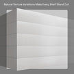 BAOBAB WORKSHOP Solid Wood Floating Shelves for Wall 12 Inch Wide, Small Wooden Shelf Bathroom Thick, White Floating Shelves for Room Wall Mounted Kitchen, White Finish, 12W × 6.7D, Set of 2