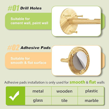 TACAHE Rechargeable Wall Sconce - Plastic Frosted Lampshade - 3 Color Temp & 5 Brightness - Remote Control - 5000 mAh Battery Operated - Cordless Wall Lamp for Camper, RV - Set of 2 (Wood Color)