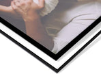 IZIDDO 5x7 Picture Frames Set of 4,Black Glass Photo Frame,for Wall Mount or Tabletop Standing,Gift Picture Frame, Horizontally or Vertically (5x7, Black)