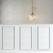 3 Set Accent Wall Molding Kit Peel and Stick Wainscoting Panels Board and Batten Wall Panel Kit White Pre Cut Chair Rail Moulding for Walls Picture Frame