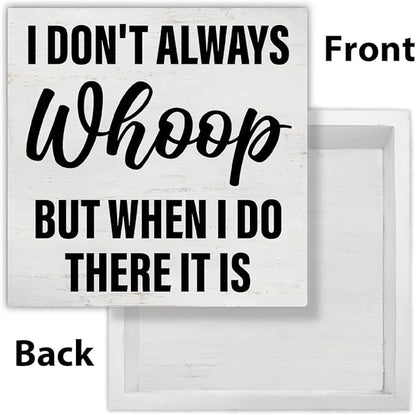 Funny Office Desk Decor Humor Office Quote Wooden Sign for Home Office Cubicle Desk Table Shelf Decor 5×5 Inches, Gifts for Boss Lady Social Worker Manager Coworker
