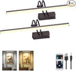Picture Light,Picture Lights for Wall Cordless,2PK Picture Lights with Timer and Dimmable,13