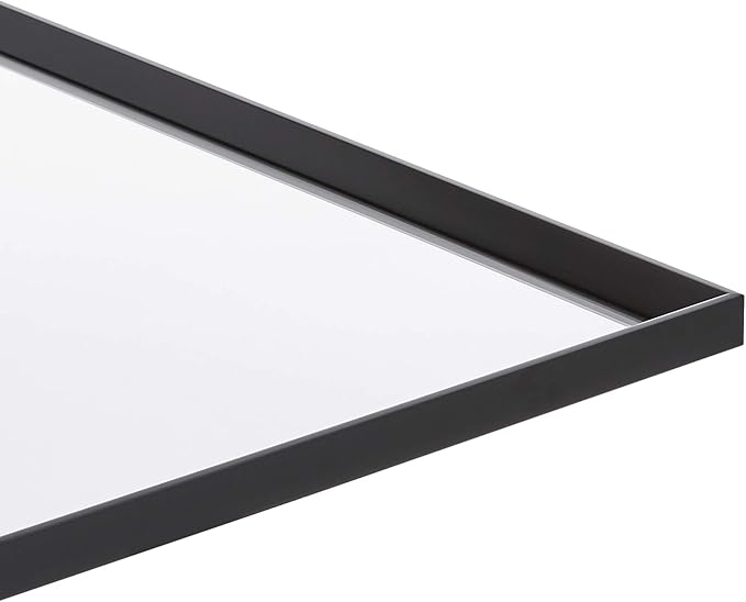 Amazon Basics Rectangular Wall Mount Mirror for Bedroom, Bathroom, Living Room, Entryway, 24
