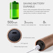 LANDGOO Wooden Motion Sensor Night Lights Magnet Body Sensor Hallway Night Lights Rechargeable Led Light Portable Stairway Wall Sconce Battery Powered Cabinet Lights (Walnut Wood 1PC)