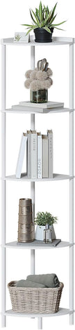 SUNMORY 5 Tier Corner Shelf Stand, Industrial 65