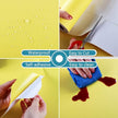 VEELIKE Thick Matte Yellow Peel and Stick Wallpaper Yellow Contact Paper for Cabinets Table Vinyl Wrap 24''x354'' Self Adhesive Removable Solid Color Wallpaper for Bedroom Living Room Renters Friendly