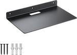 Small Wall Shelf,3.0mm Aluminum Alloy Small Floating Shelf,for Bathroom, Bedroom, Living Room, Kitchen,Office(16 inch Floating Shelf)