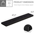 QEEIG Floating Shelves for Wall 47.2