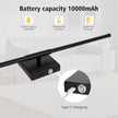 Wall Sconces Battery Operated, Wall Sconces 3000K-6000K Dimmable Rechargeable Wall Sconce with Remote Control, 350°Rotate LED Wireless Wall Lights for Living Room, Hallway, Bedroom(Black)