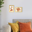 Hoikwo 18 Packs 3.5x5 Gold Multi Plastic Picture Frames Set with Plastic Cover for Family Photos, Artwork, Light Weight Bulk 3.5 by 5 Frames Pack for Wall Hanging and Table, Stylish Picture Frames