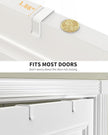 Moforoco White 9-Tier Over The Door Pantry Organizer, Pantry Organization And Storage, Metal Hanging Spice Rack Shelves Door, Home & Kitchen Essentials, Laundry Room Bathroom Organization
