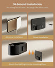 Motion Sensor Wall Light, 5000mAh Rechargeable Battery Operated Motion Sensor Light Indoor with Remote, 15 RGB and 3 Colors Dimmable, Wireless Wall Sconces for Hallway, Living Room, Stair, Bedroom