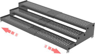 3-Tier Expandable Metal Spice Rack Organizer for Cabinet & Pantry, Adjustable 12.8-24